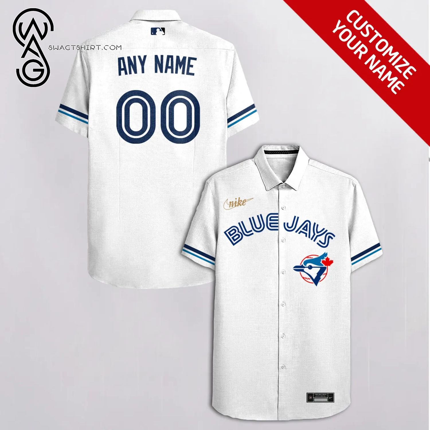 [Top Trending] Toronto Blue Jays Full Printing Personalized Hawaiian Shirt